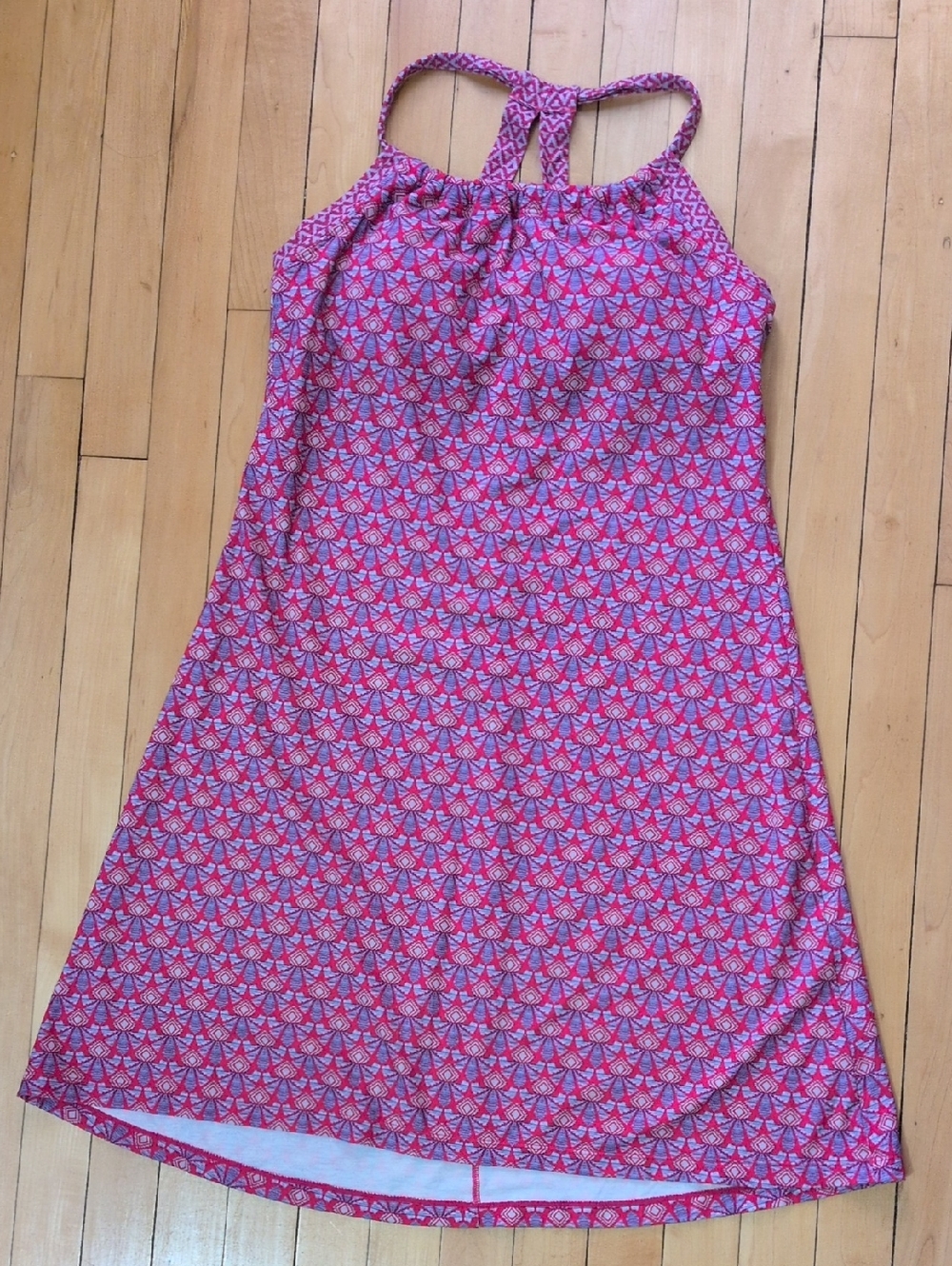 Brand New Prana Cosmo Pink Botanical Quinn Dress